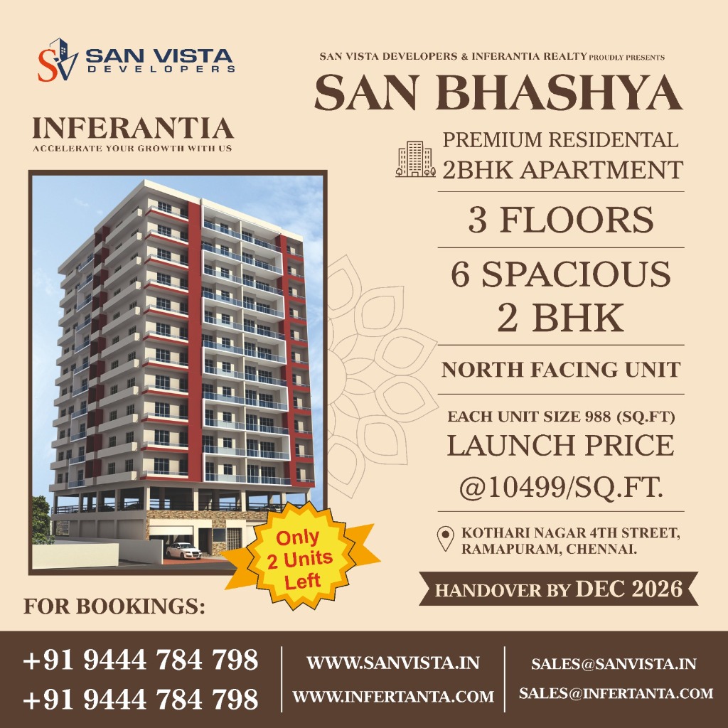 San Bhashya Premium Apartment Launch Poster